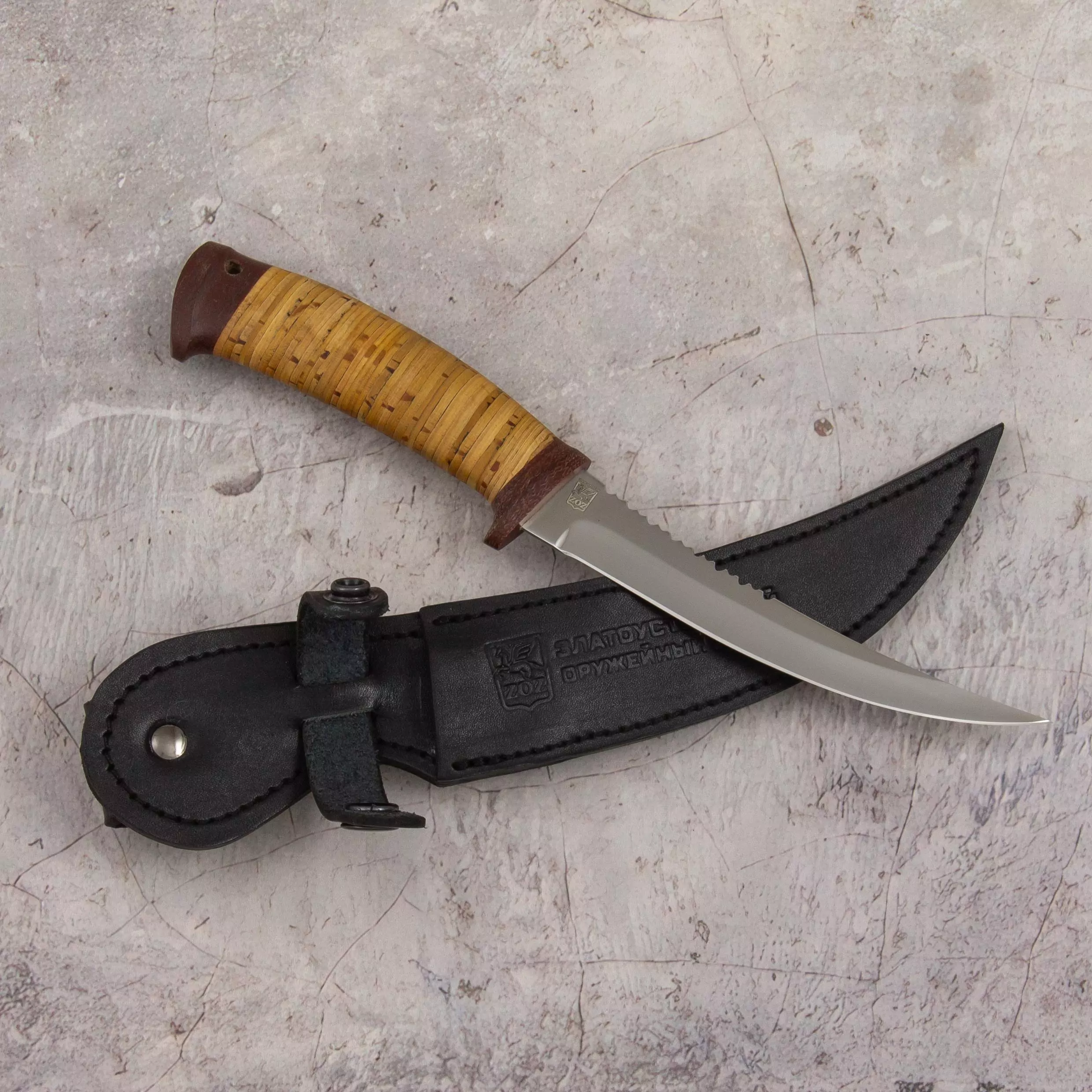 Нож Рыбацкий малый (сталь 95x18, берестатекст.) 0З-00007645 (4)