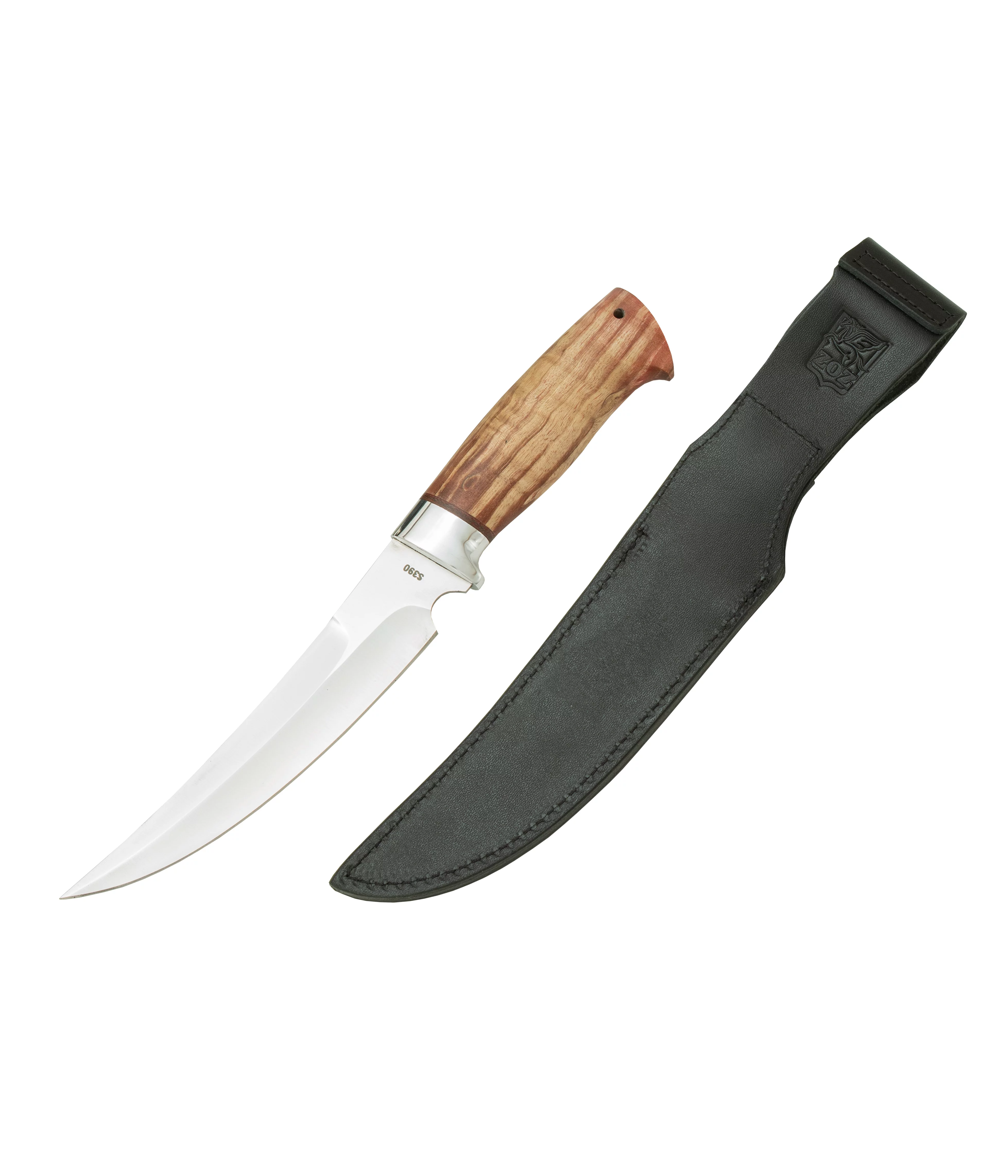 Нож Сурукуку  (S390, карельская берёза стаб.краснаягарда ал.) 0С-00001569 (3)