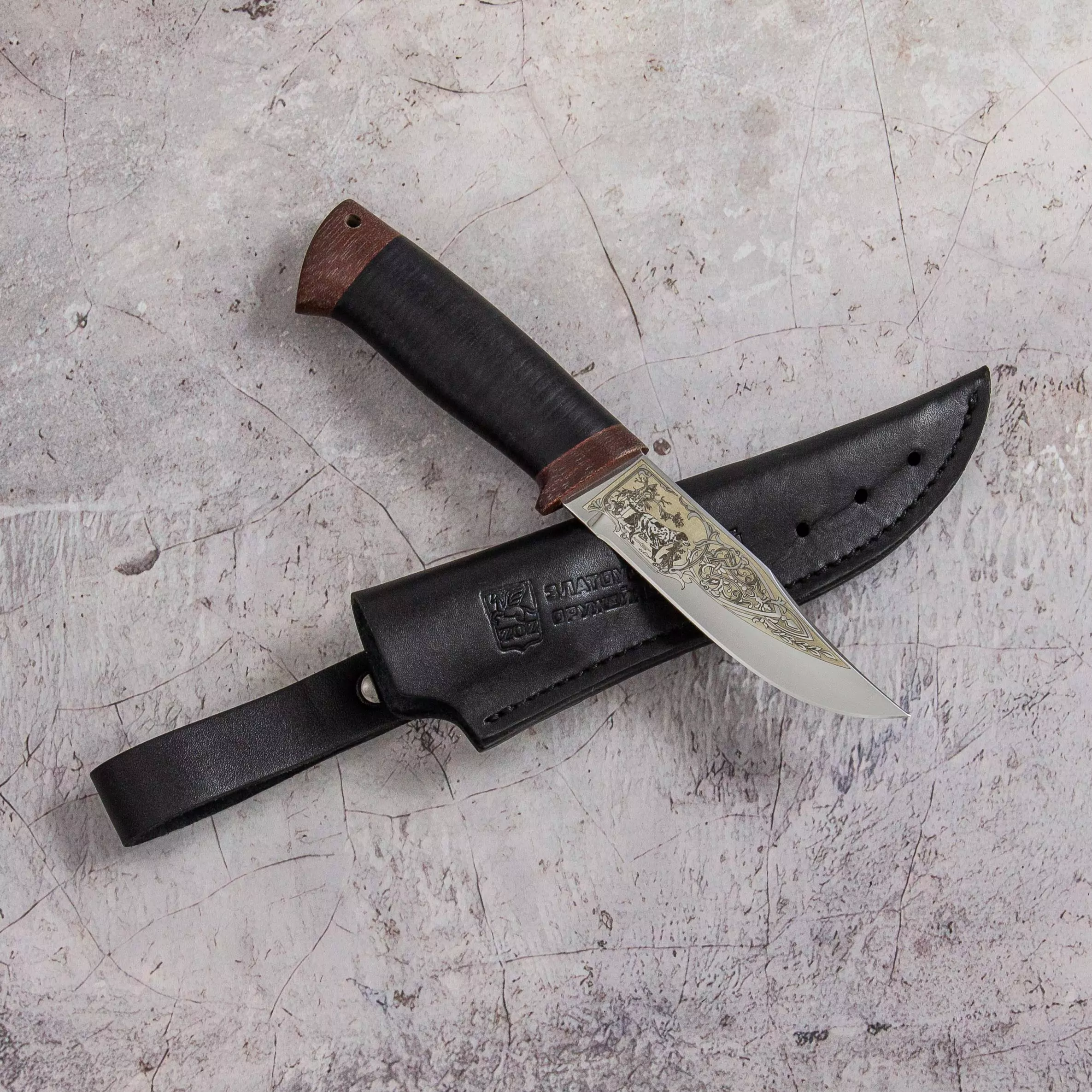 Нож Клычок (сталь 95x18, кожатекст.) 0C-00000493 (4)
