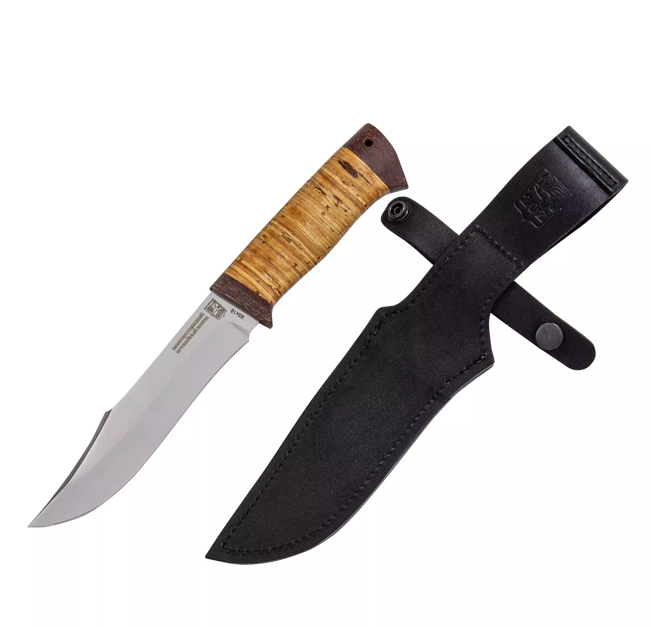 Нож Волк (сталь 95x18, берестатекст.) 0C-00000482 (3)