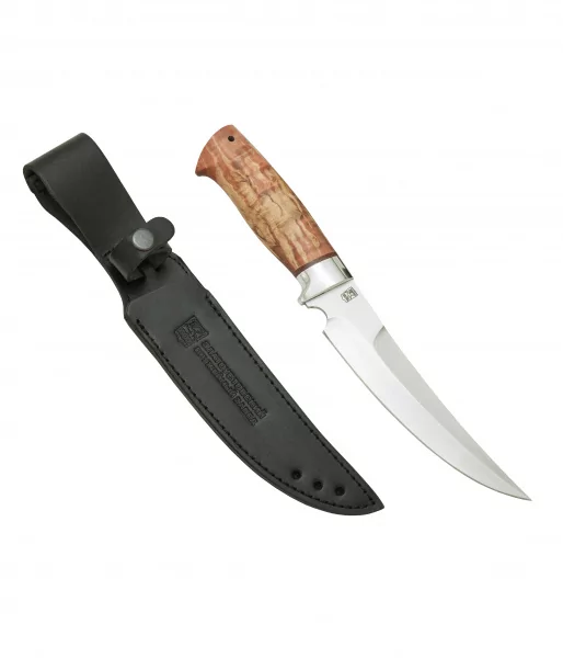 Нож Сурукуку  (S390, карельская берёза стаб.краснаягарда ал.) 0С-00001569 (2)