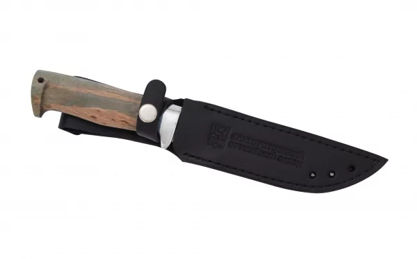 Нож Стерж (S390, карельская берёза стаб. Зеленаягарда ал.) 0З-00004654